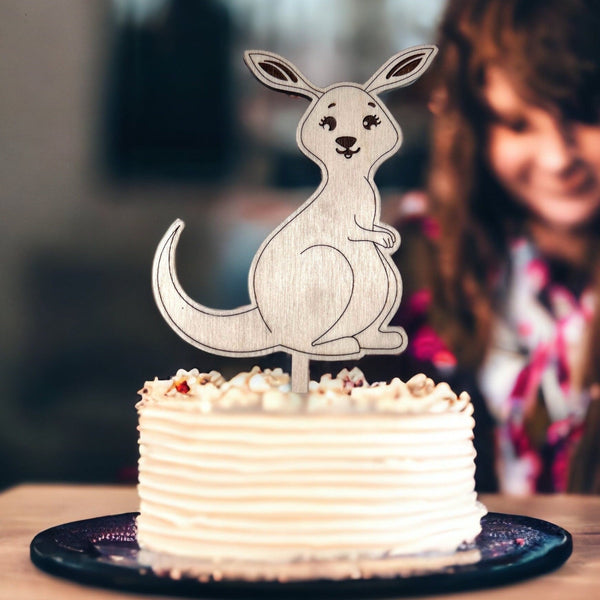 Kangaroo Cake Topper - LuxArcane