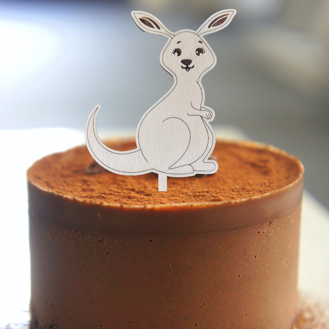 Kangaroo Cake Topper - LuxArcane