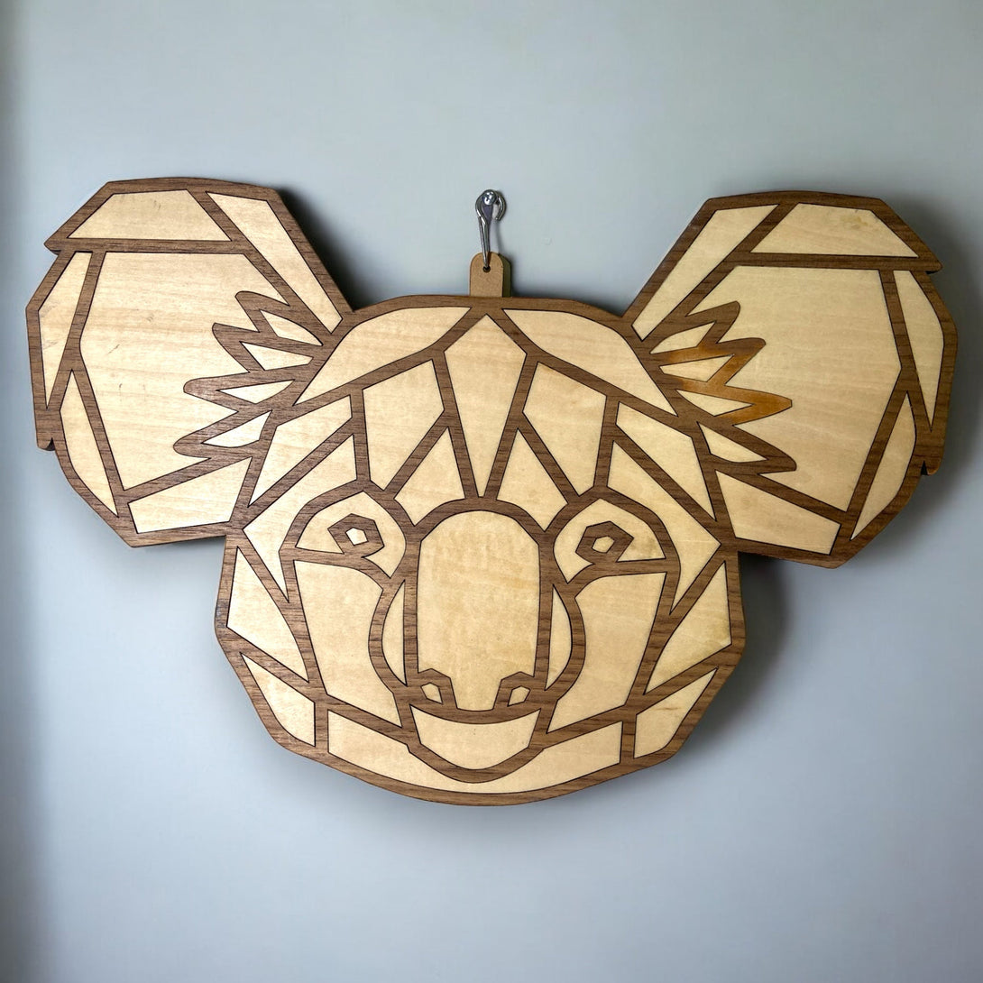 Koala Wall Art - Basswood - LuxArcane